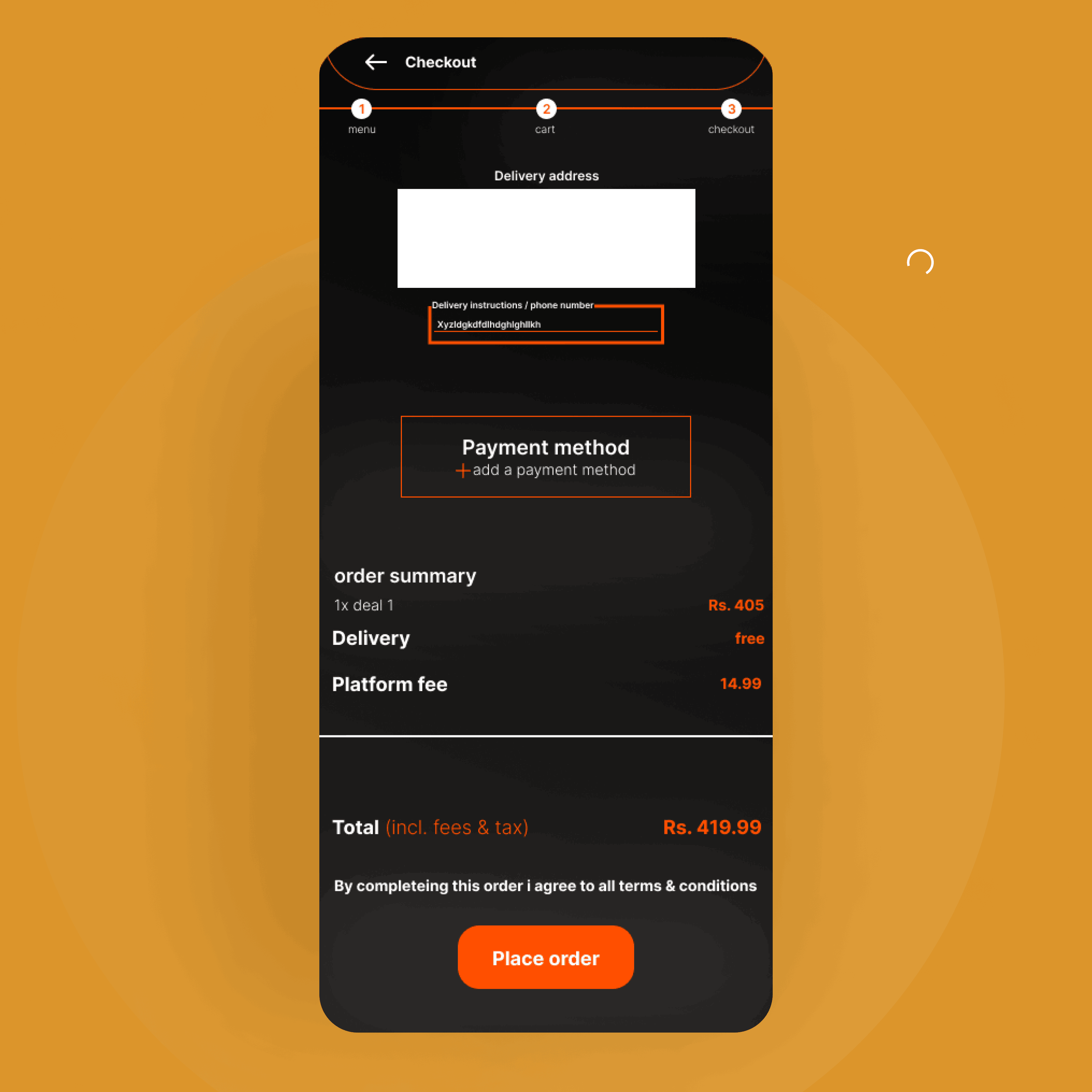 Quick Food App Thumbnail 3